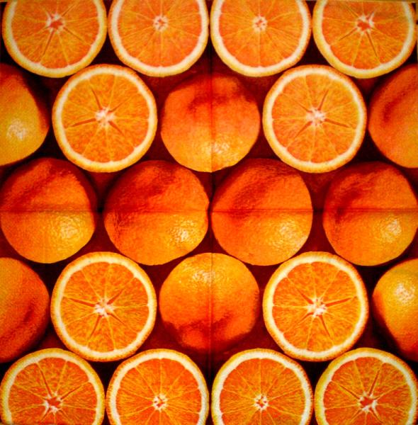030 Zitronen, Orangen - 3-lagig - CS